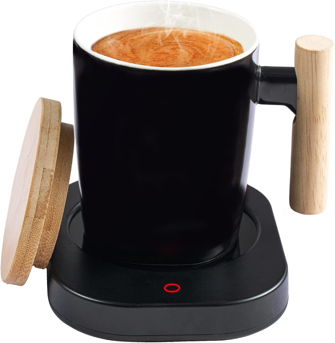 🔥 Smart Coffee Warmer & Mug Set – 14oz Cup with Temperature Control & Auto Shut-Off | Perfect for Gamers, Office Desks & Tech Lovers