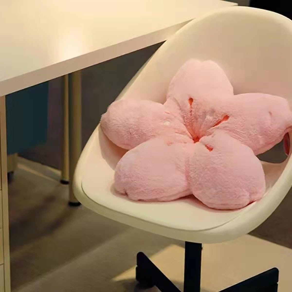 🌸Cherry Blossom Plush Throw Pillow – 15.7" Soft Flower Cushion for Sofa, Chair & Office | Kawaii Seating Pad for Gamers & Home Decor Lovers | Pink Sakura Accent – Geek Findings Exclusive