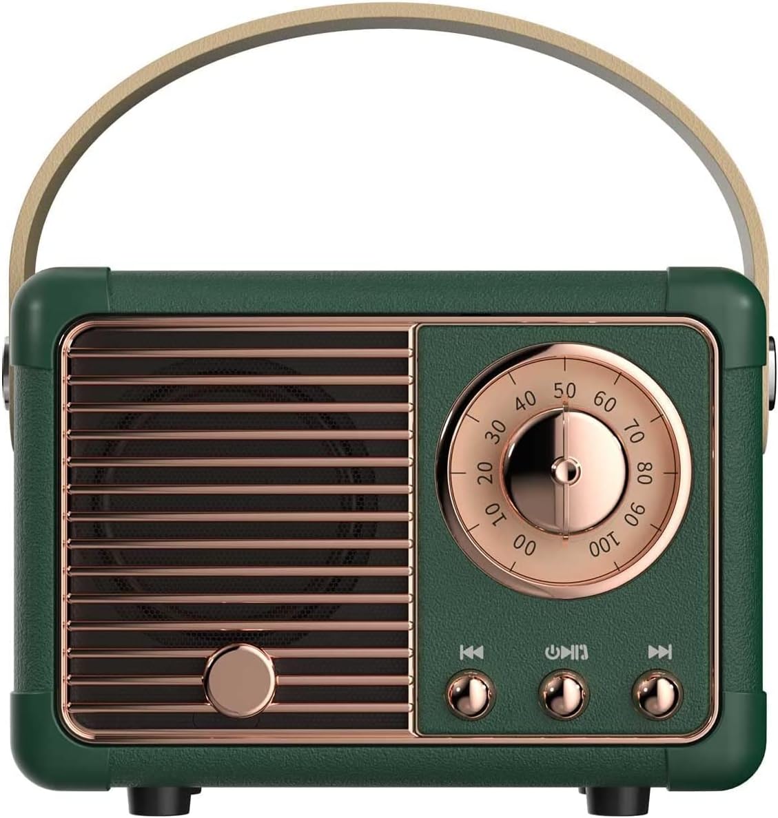 Retro Bluetooth Mini Speaker โ Vintage Wireless Sound with Rich Bass | Portable 5.0 Speaker for Desk, Office, Gaming Room & Gifts | Geek Findings