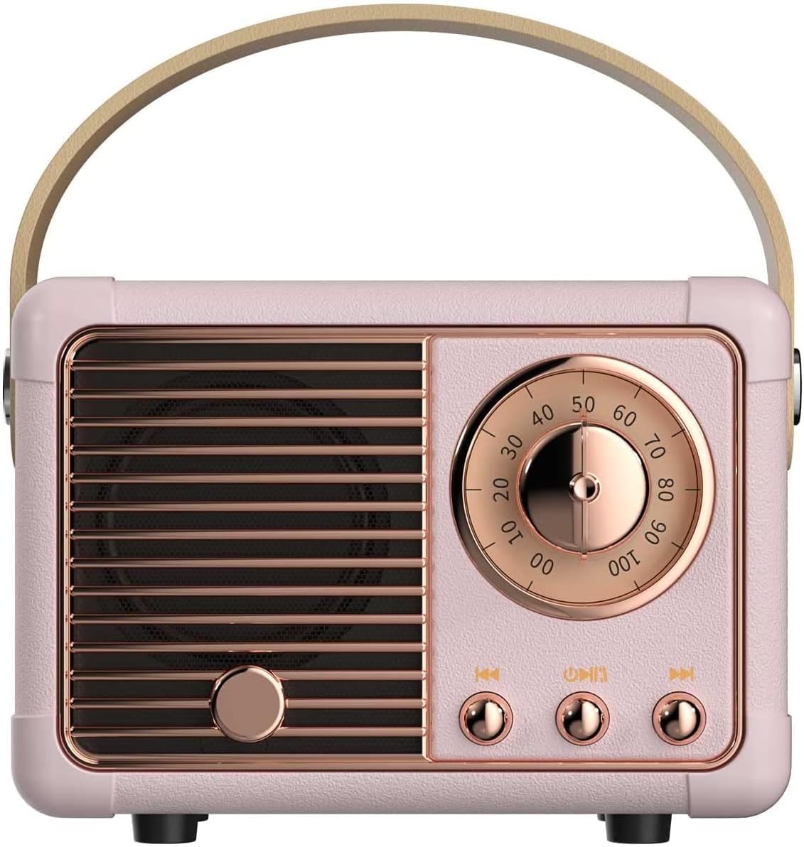 Retro Bluetooth Mini Speaker โ Vintage Wireless Sound with Rich Bass | Portable 5.0 Speaker for Desk, Office, Gaming Room & Gifts | Geek Findings
