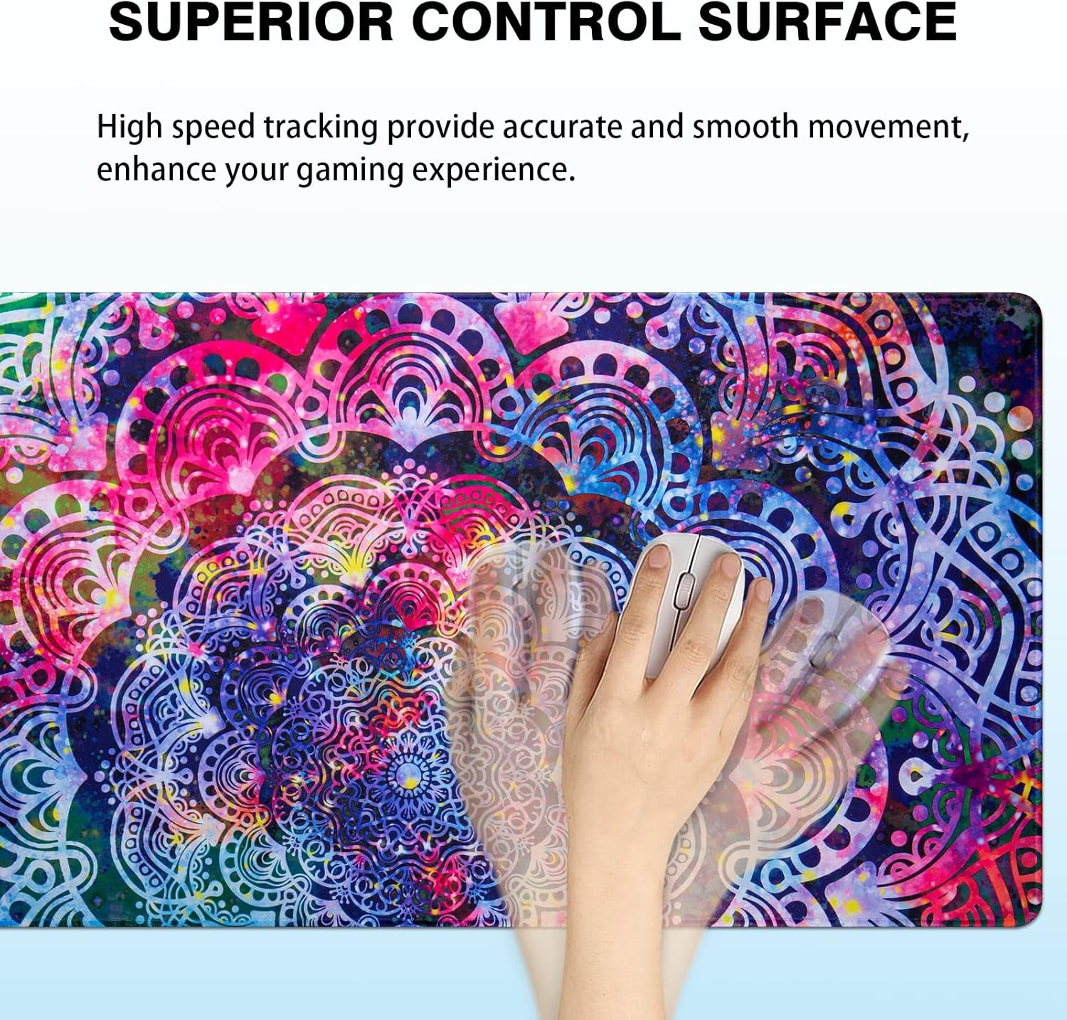 🎮 XXL Gaming Mouse Pad – 31.5" x 15.7" Extended Desk Mat for Work & Play | Smooth Surface, Non-Slip Base, Washable Design