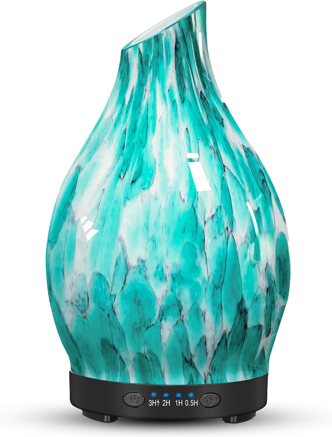 🌬️Essential Oil Diffuser – 120ML Glass Aromatherapy Humidifier with LED Lights & Auto Shut-Off