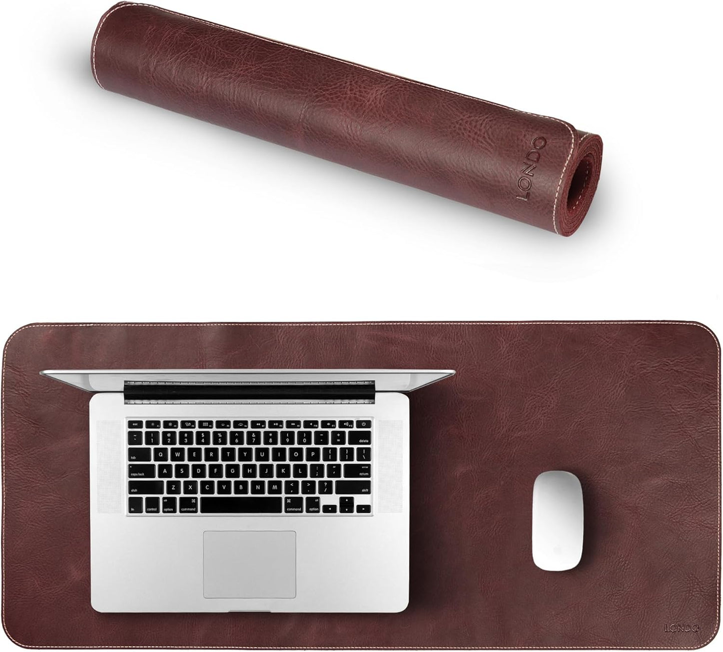 Premium Top Grain Leather Desk Mat – XL Extended Mouse Pad for Gaming & Office | Smooth Writing Surface, Non-Slip Base, Durable & Stylish Workspace Accessory (28.7" x 13.1")