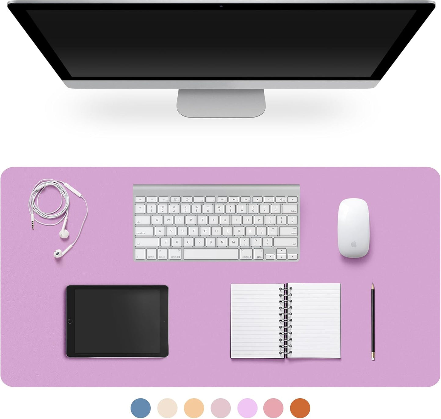 Premium Leather Desk Pad – Non-Slip & Waterproof Mat | Easy-Clean Writing Pad in Multiple Sizes