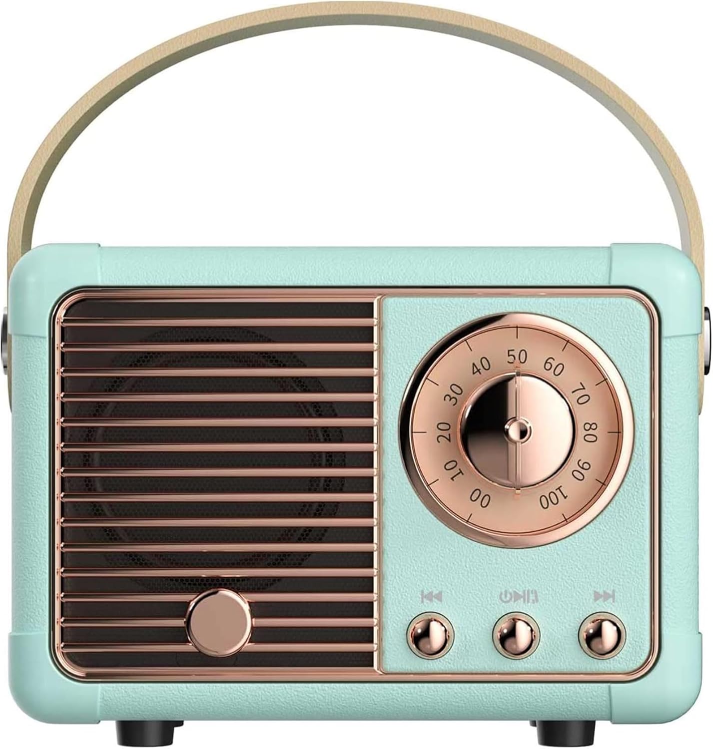 Retro Bluetooth Mini Speaker โ Vintage Wireless Sound with Rich Bass | Portable 5.0 Speaker for Desk, Office, Gaming Room & Gifts | Geek Findings