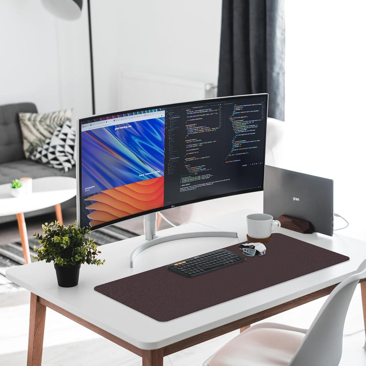 Premium Leather Desk Pad – Non-Slip & Waterproof Mat | Easy-Clean Writing Pad in Multiple Sizes