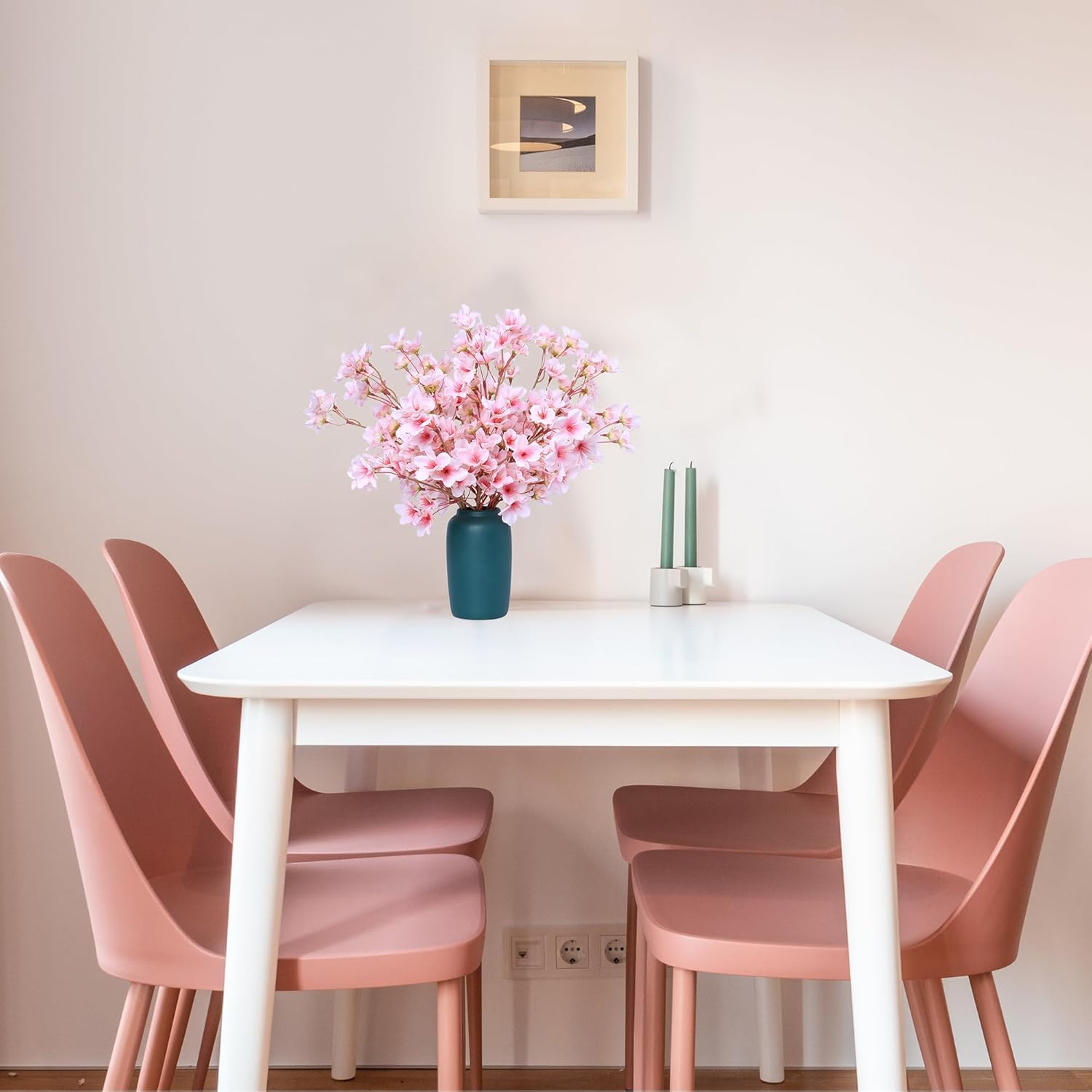 🌸6PCS Artificial Cherry Blossom Branches – 16" Silk Sakura Flowers for Gaming Setups, Offices & Home Decor | Elegant Japanese-Inspired Spring Decoration – Geek Findings