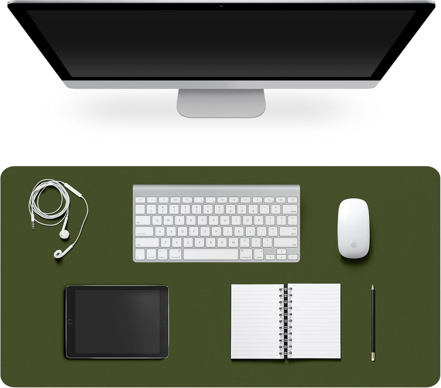 Premium Leather Desk Pad – Non-Slip & Waterproof Mat | Easy-Clean Writing Pad in Multiple Sizes