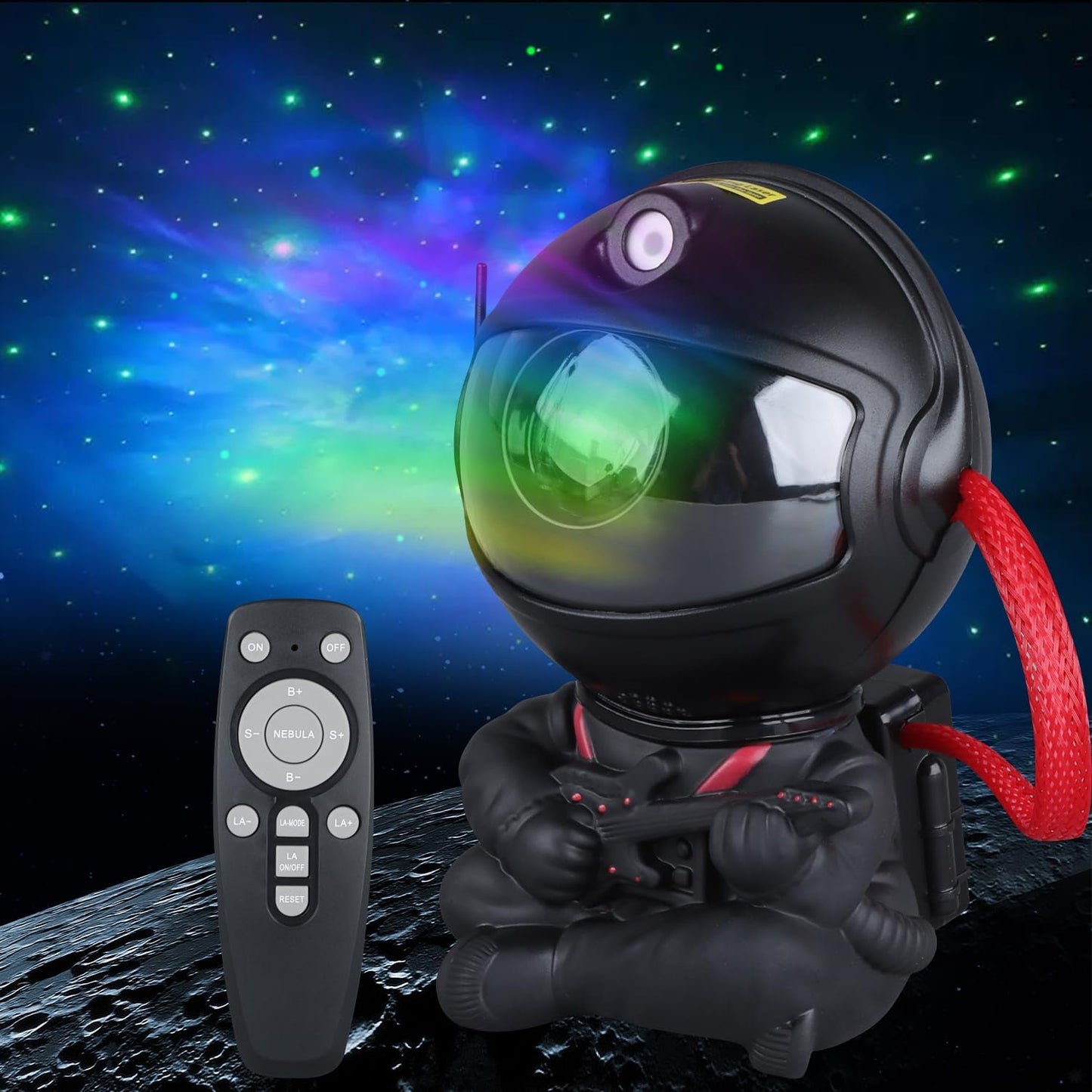 ๐ Astronaut Galaxy Projector โ 8-Mode Star Light with Remote | 270ยฐ Adjustable Cosmic Nebula Lamp for Gaming Desks, Offices & Home Theaters