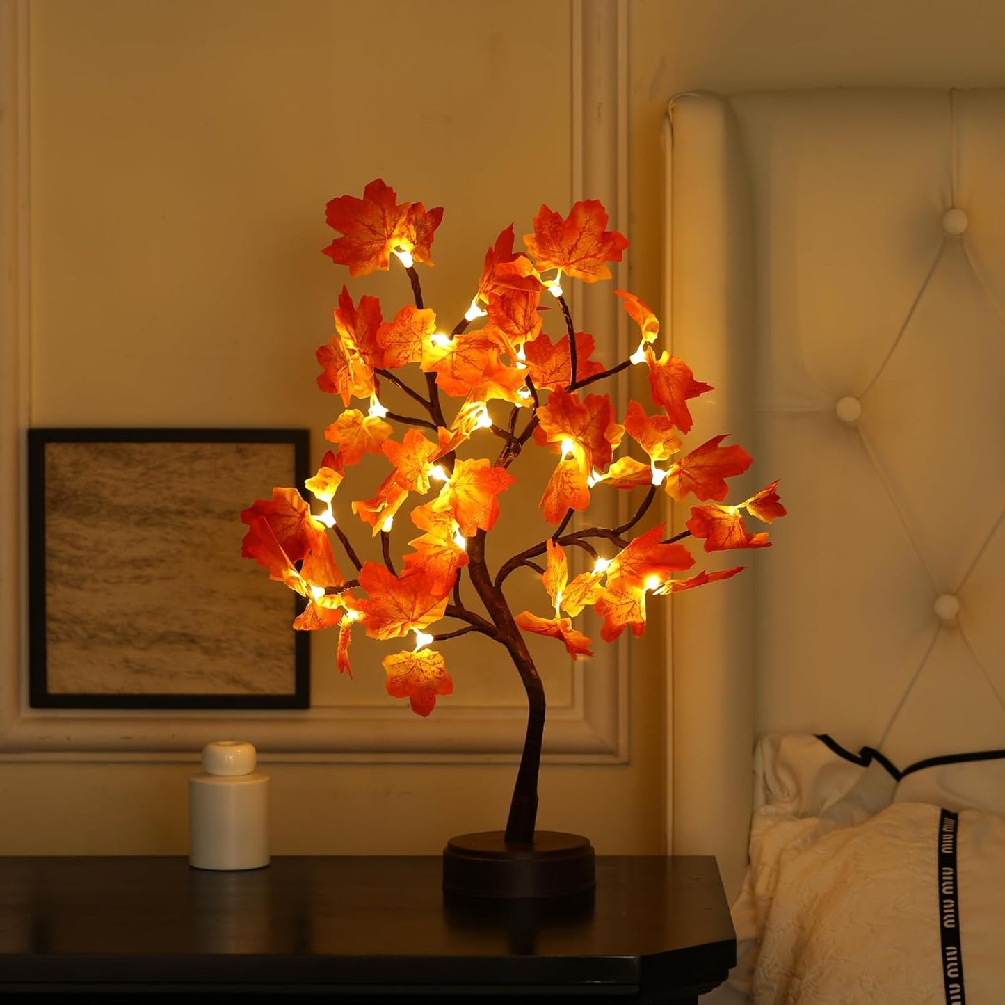 🌸Cherry Blossom Tree Lamp – Aesthetic Japanese Decor for Game Stations & Offices | USB/Battery Powered | Perfect Mood Lighting for Bedrooms & Living Rooms | Geek Findings Exclusive