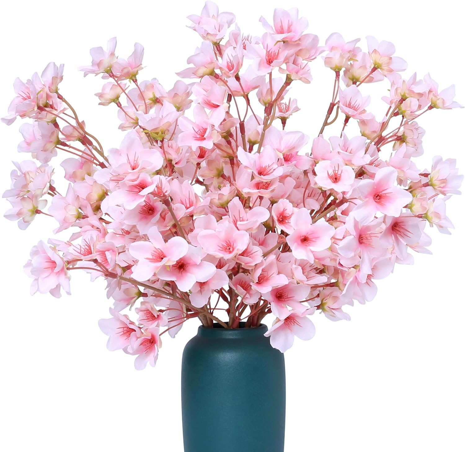 🌸6PCS Artificial Cherry Blossom Branches – 16" Silk Sakura Flowers for Gaming Setups, Offices & Home Decor | Elegant Japanese-Inspired Spring Decoration – Geek Findings