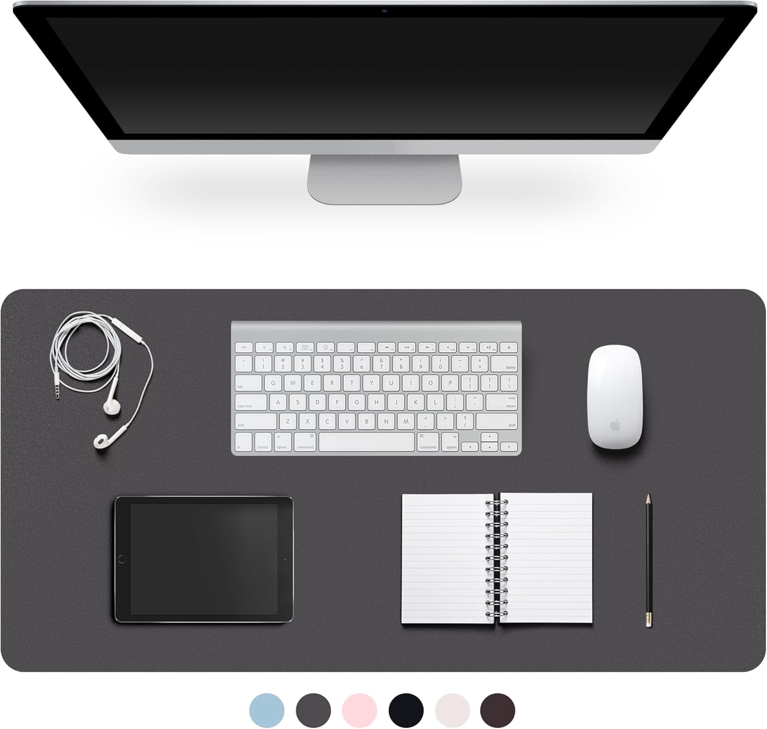 Premium Leather Desk Pad – Non-Slip & Waterproof Mat | Easy-Clean Writing Pad in Multiple Sizes