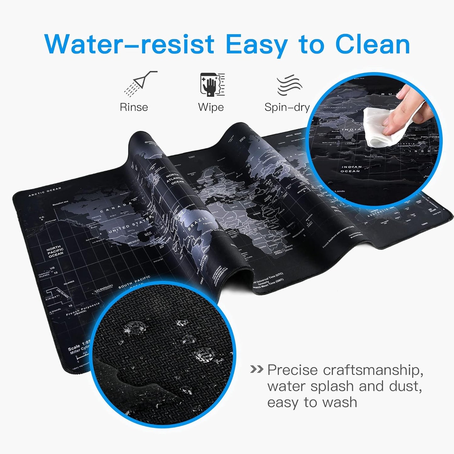 XL Gaming Mouse Pad โ Superior Control, Non-Slip Base, Waterproof Surface โ 31.5" x 11.8" Desk Mat for Gamers & Professionals