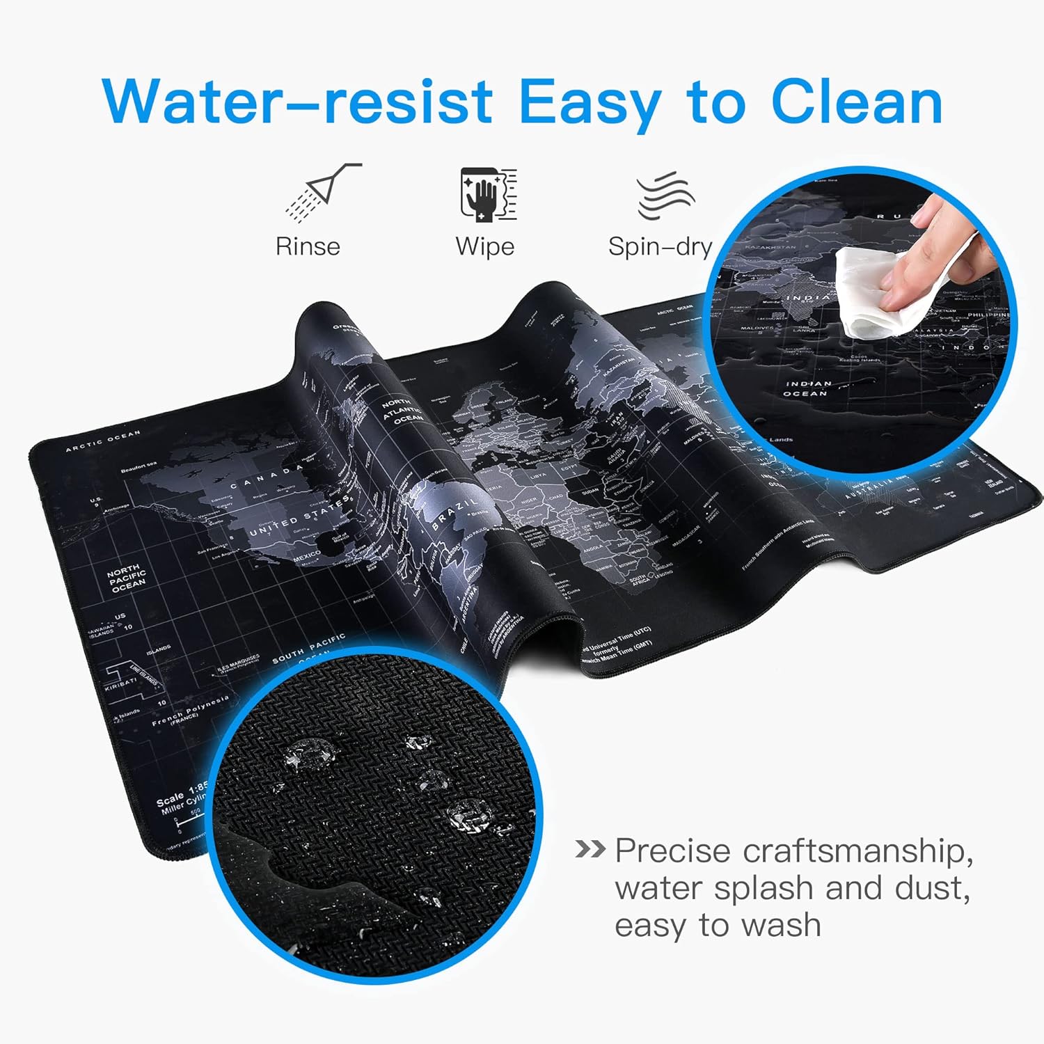 XL Gaming Mouse Pad โ Superior Control, Non-Slip Base, Waterproof Surface โ 31.5" x 11.8" Desk Mat for Gamers & Professionals