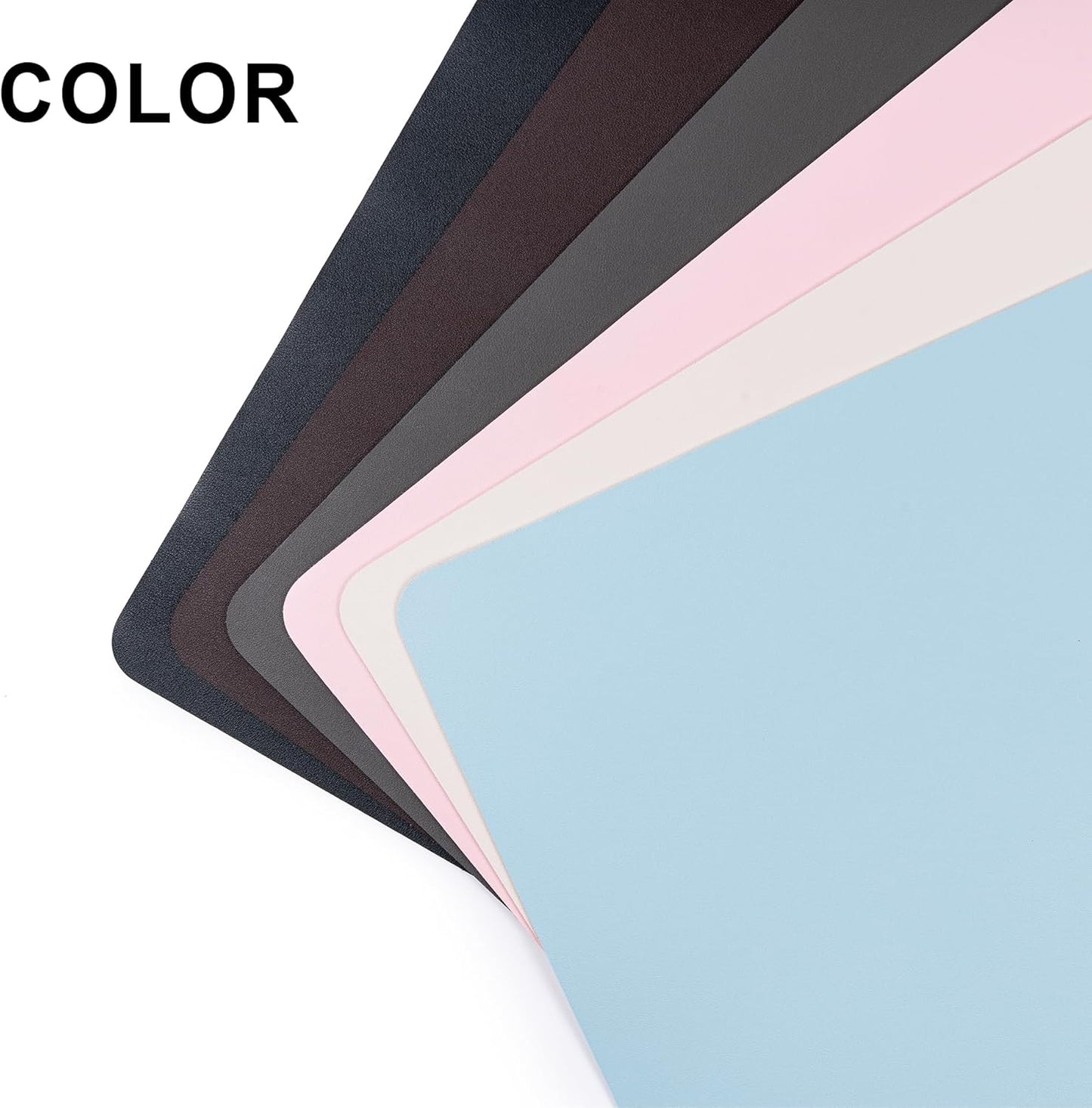 Premium Leather Desk Pad – Non-Slip & Waterproof Mat | Easy-Clean Writing Pad in Multiple Sizes