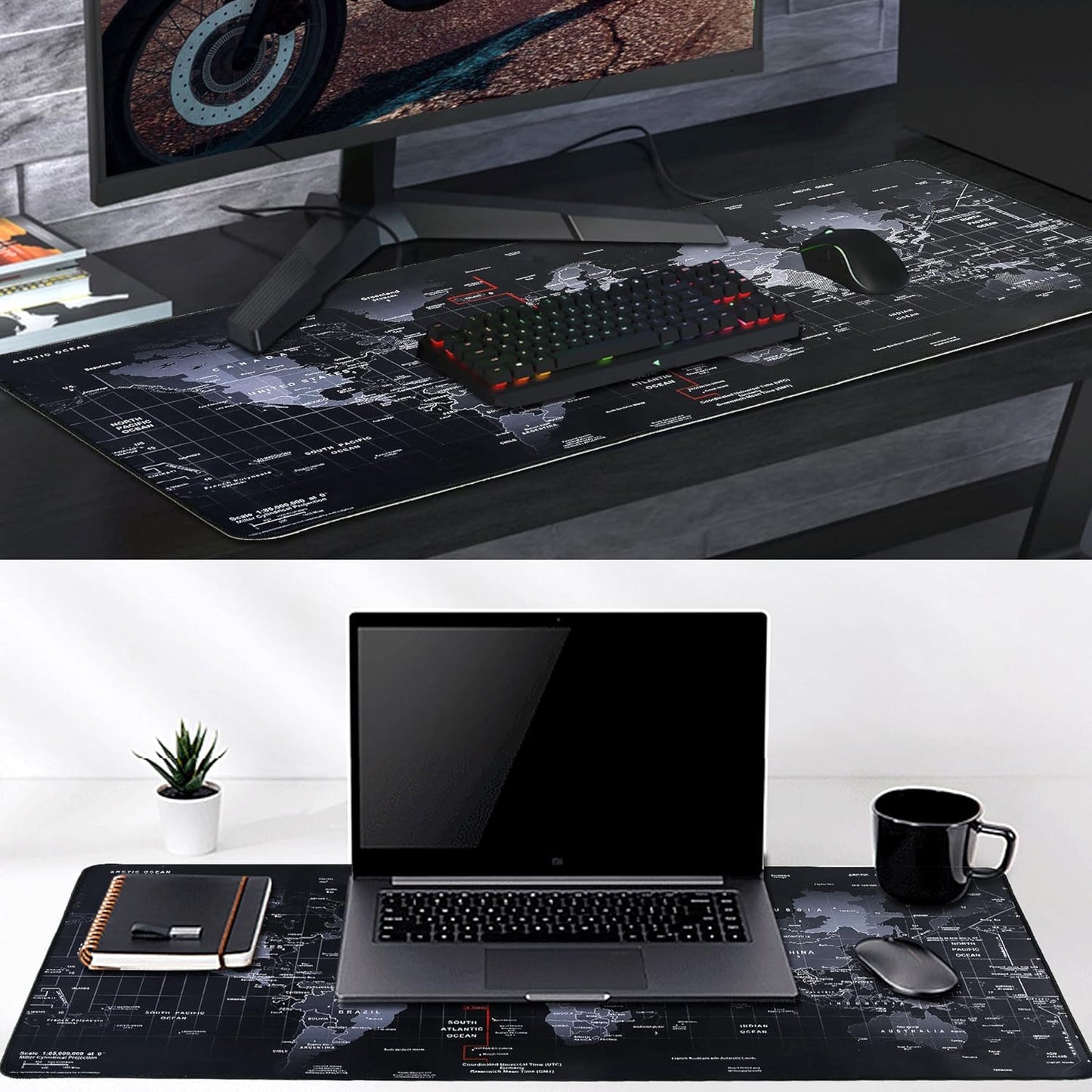 XL Gaming Mouse Pad โ Superior Control, Non-Slip Base, Waterproof Surface โ 31.5" x 11.8" Desk Mat for Gamers & Professionals