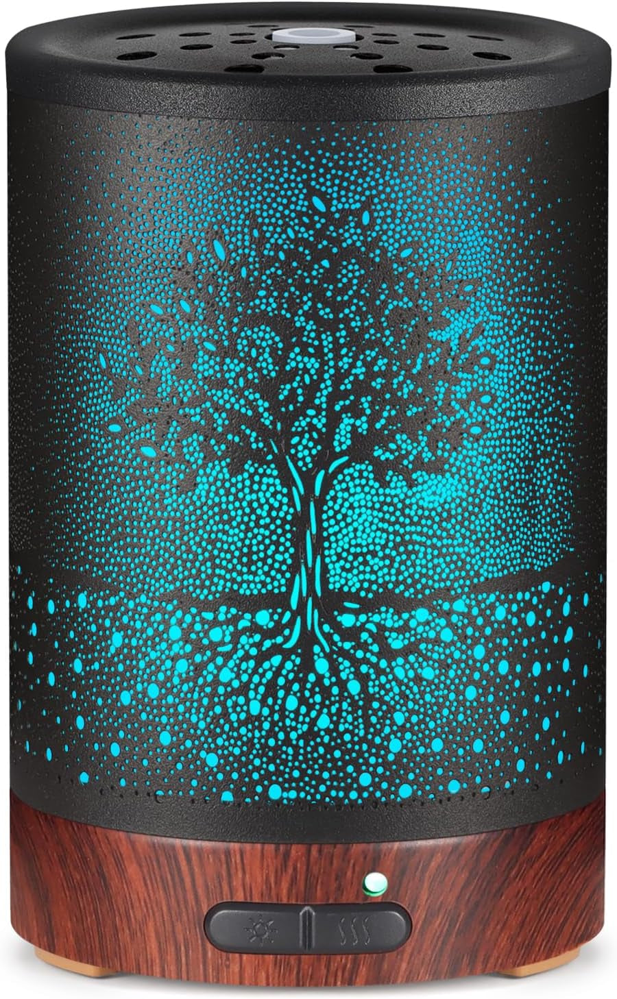 ๐ฟ Essential Oil Diffuser for Home & Office โ Ultrasonic Aromatherapy Mist Humidifier with 7 Color LED Lights & Auto Shut-Off