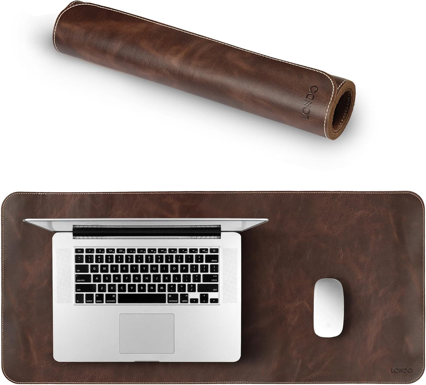 Premium Top Grain Leather Desk Mat – XL Extended Mouse Pad for Gaming & Office | Smooth Writing Surface, Non-Slip Base, Durable & Stylish Workspace Accessory (28.7" x 13.1")