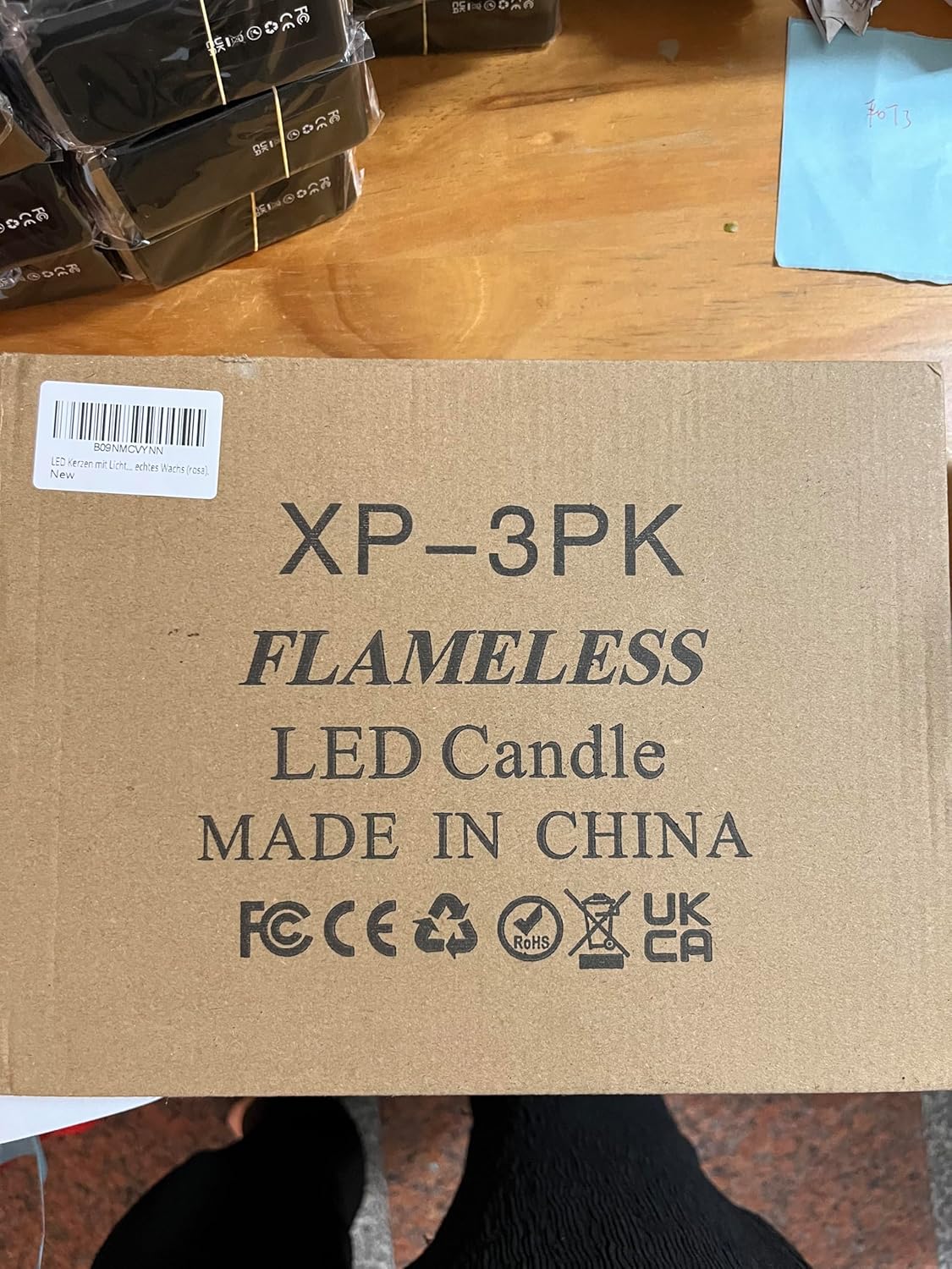 ๐ธ Pink Flameless Candles with Fairy String Lights โ Real Wax LED Candles with Remote & Timer, 3-Pack โ Perfect for Home, Office, and Gaming Spaces