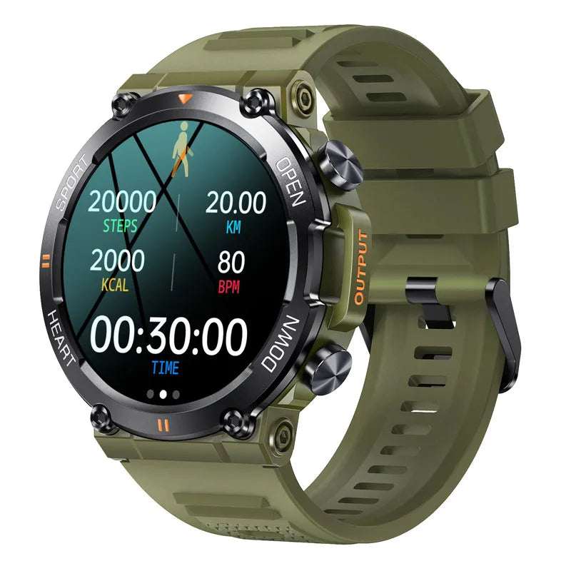 ⌚ K56Pro Smartwatch for Men – Bluetooth Calling, Heart Rate, Blood Oxygen & Sleep Monitor, 1.39" HD Display, 400mAh Long Battery Life