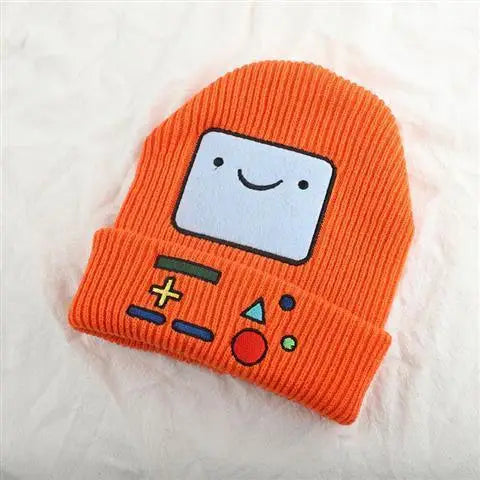 Smiley Knit Beanie – Gamer Style Winter Hat for Tech Lovers & Trendsetters