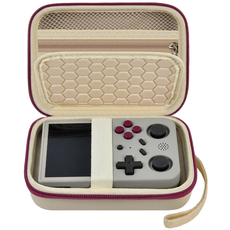R36S Travel Case – Protective Carrying Bag for Retro Handheld Game Console | Shockproof, Waterproof Organizer for R36S, RG353V, RG35XX & More
