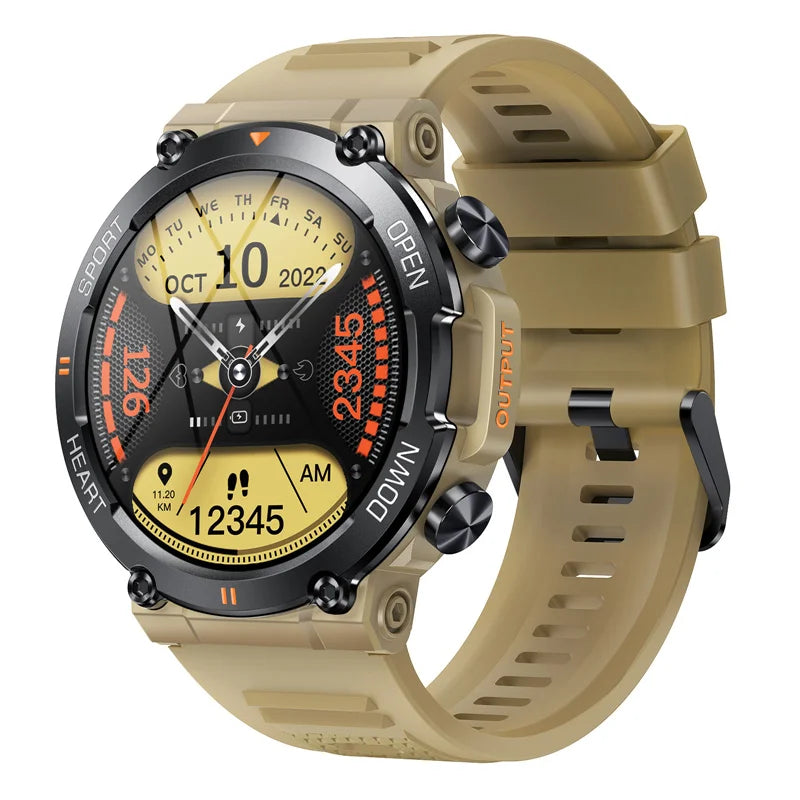 ⌚ K56Pro Smartwatch for Men – Bluetooth Calling, Heart Rate, Blood Oxygen & Sleep Monitor, 1.39" HD Display, 400mAh Long Battery Life