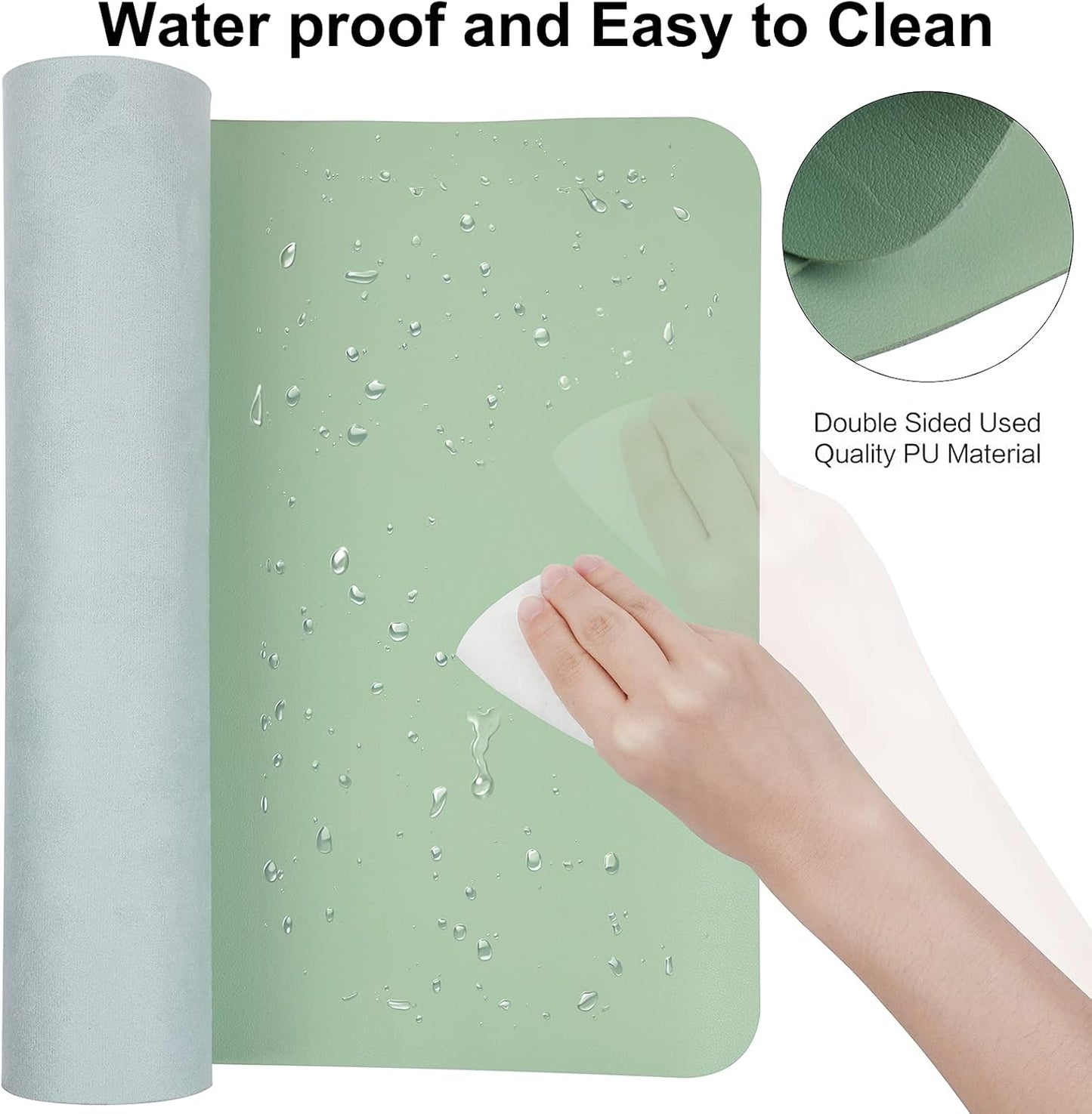 ๐๏ธ Premium Leather Desk Pad (30" x 14") โ Non-Slip, Waterproof, Multi-Use Desk Mat for Work, Study & Style