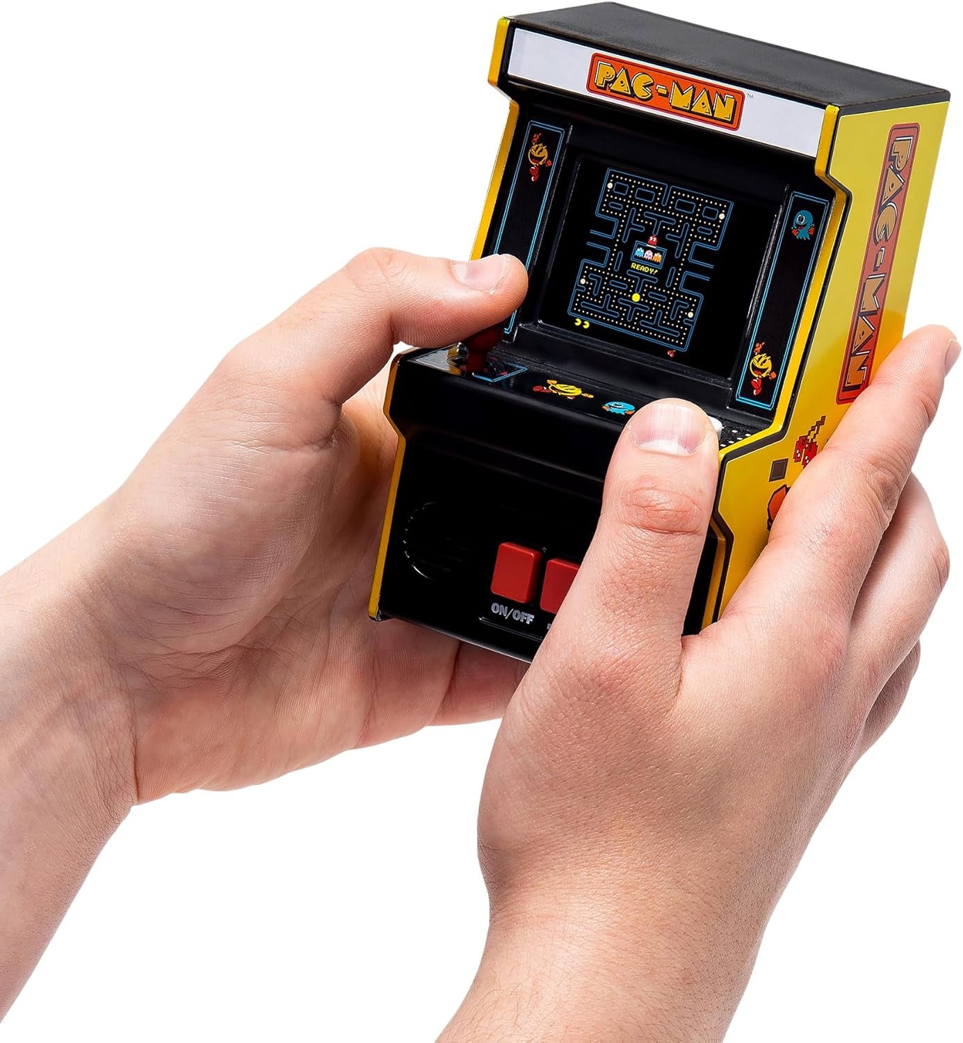 ๐ฎ Ms. Pac-Man Retro Mini Arcade Game โ Classic Handheld Electronic Console with Full Color Screen, Authentic 90s Gameplay | Perfect Gift for Kids & Collectors