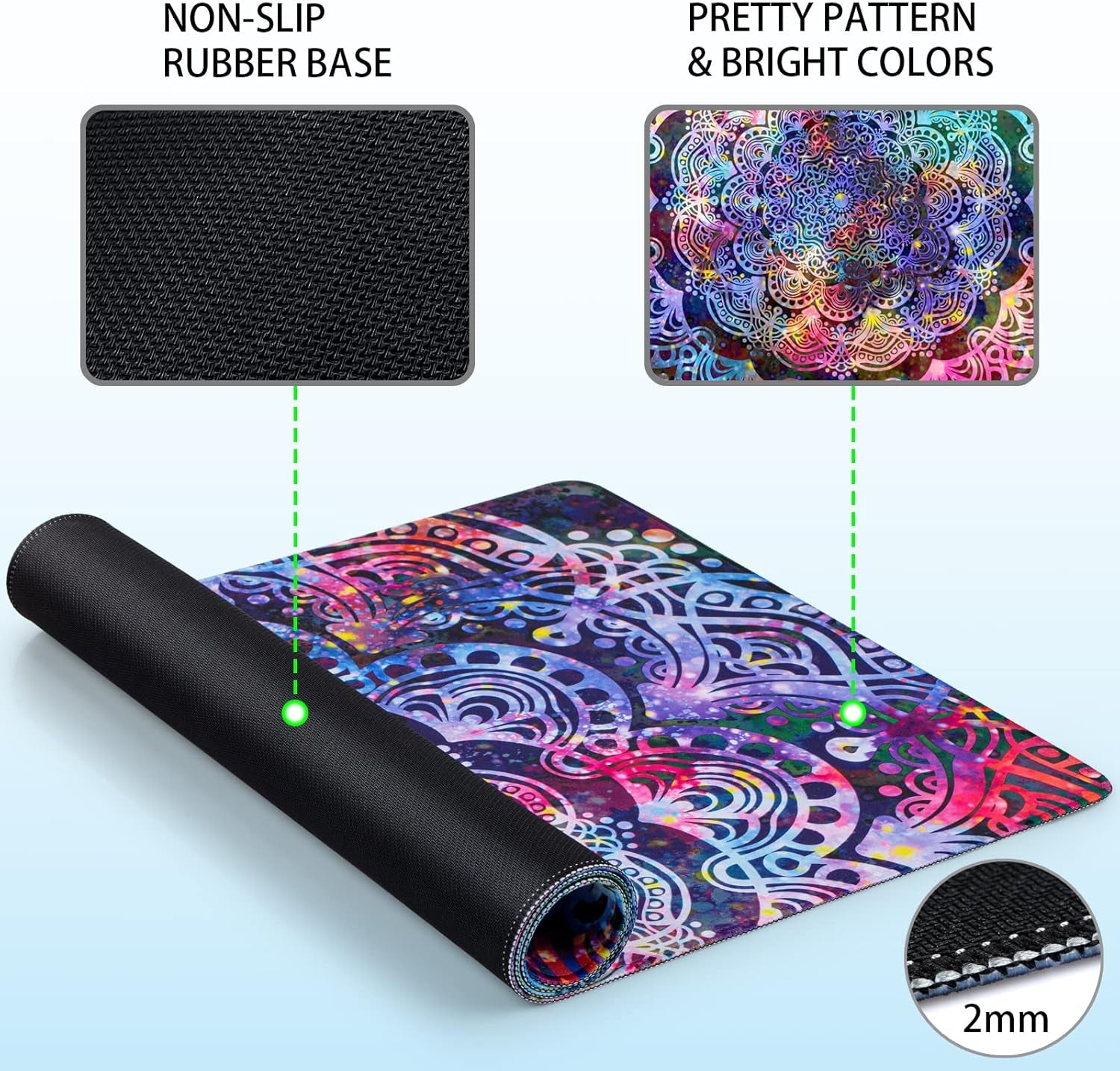 ๐ฎ XXL Gaming Mouse Pad โ 31.5" x 15.7" Extended Desk Mat for Work & Play | Smooth Surface, Non-Slip Base, Washable Design