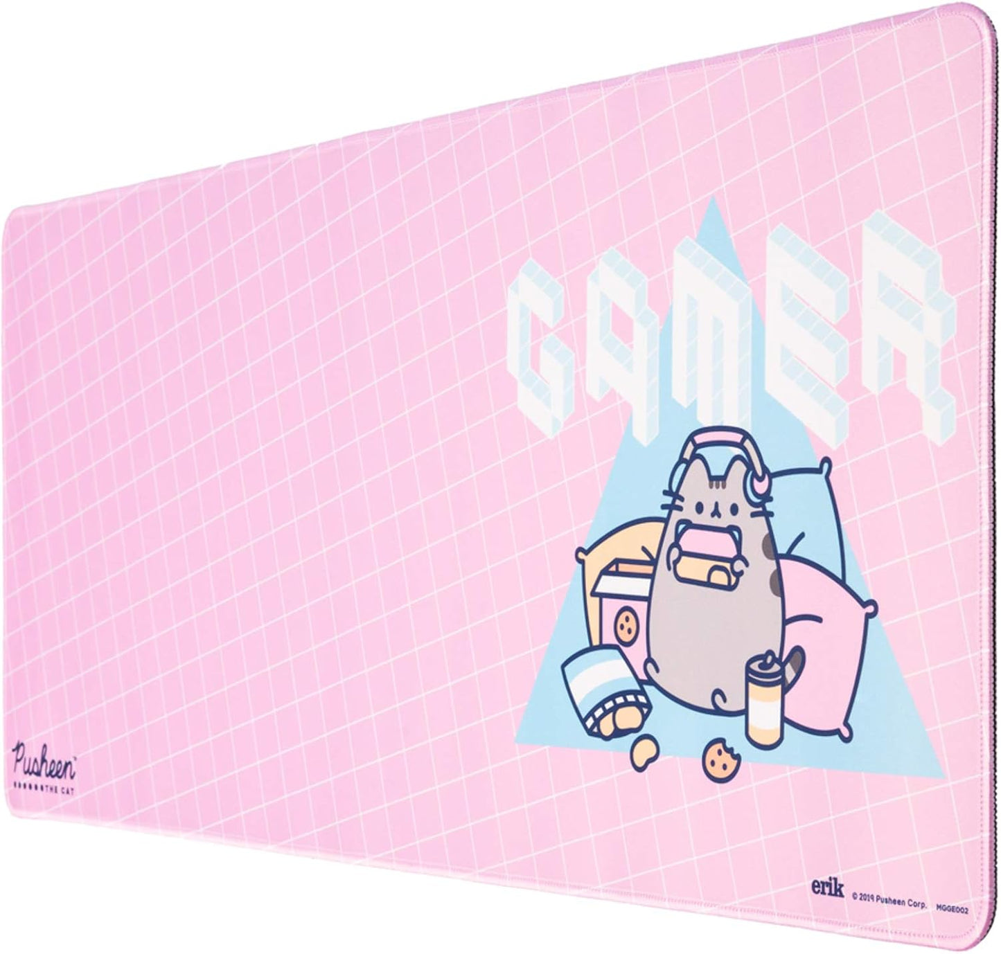 Pusheen Mouse Pad XXL - Desk Pad - 31.5" X 13.78" Non-Slip Rubber Base Mouse Pad, Gaming Mouse Pad, Keyboard Mouse Pad, Kawaii Mouse Pad