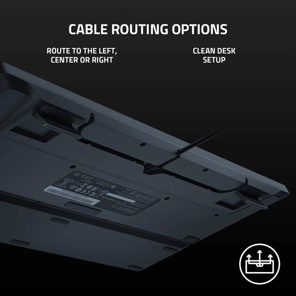 Razer Ornata V3 X Wired Gaming Keyboard – Slim, Silent, RGB-Backlit with Wrist Rest & Spill-Resistant Design
