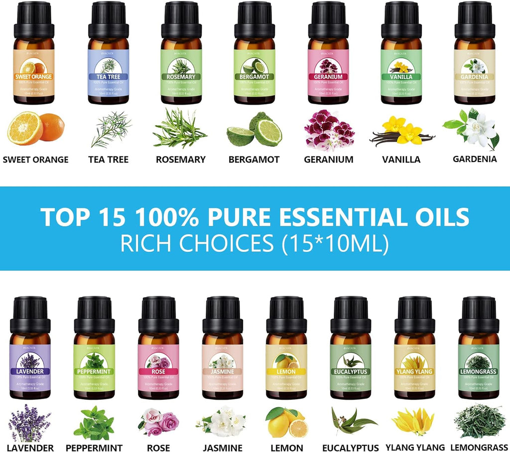 🕹️ 550ML Ultrasonic Essential Oil Diffuser with Remote – Cool Mist Aromatherapy Humidifier for Home, Game Room, Office & More | 7 LED Colors, Timer, Auto Shut-Off