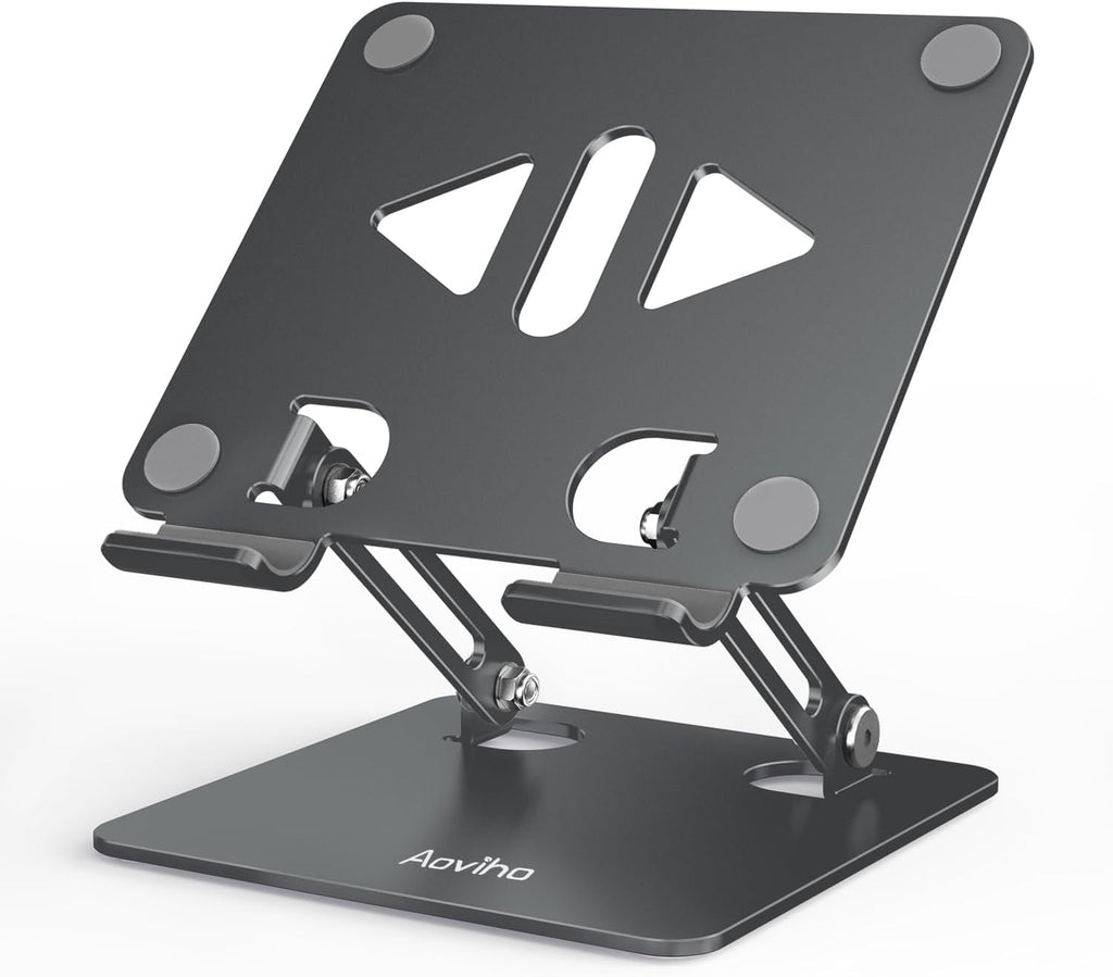 🌸Adjustable Aluminum Tablet Stand - Foldable Desk Holder for iPad Pro, Samsung Galaxy Tab, Kindle & More | 4-12" Tablets | Rose Gold – Cherry Blossom Collection