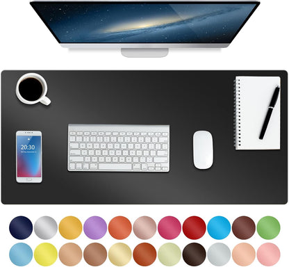 🖋️ Premium Leather Desk Pad (30" x 14") – Non-Slip, Waterproof, Multi-Use Desk Mat for Work, Study & Style