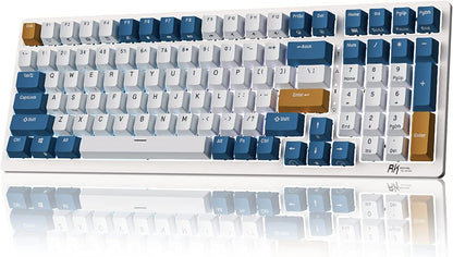 RK98 Wireless Mechanical Keyboard – Triple Mode RGB Backlit, Hot-Swappable, Ultra-Compact with Numpad & Touch Control