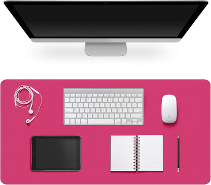Premium Leather Desk Pad – Non-Slip & Waterproof Mat | Easy-Clean Writing Pad in Multiple Sizes