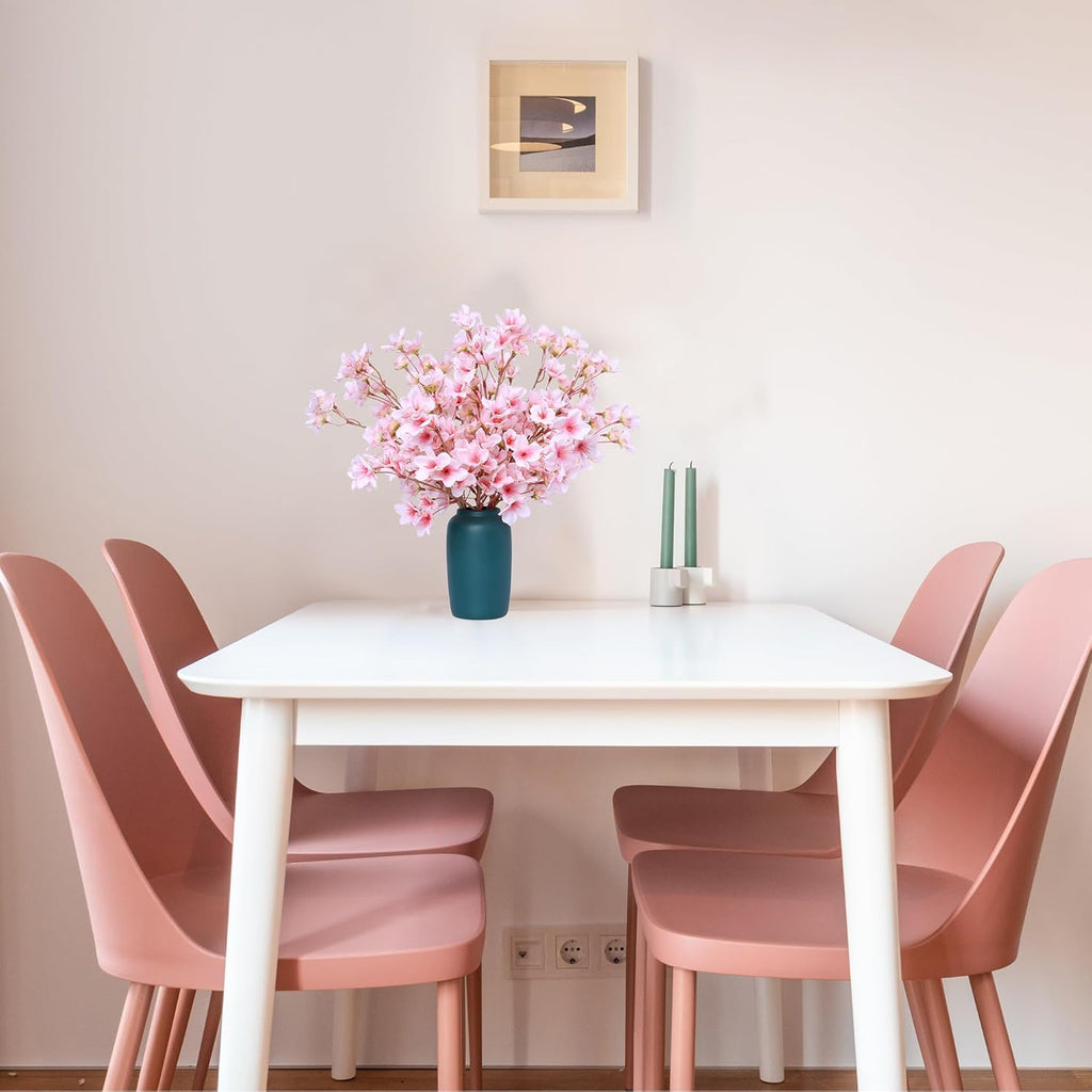 🌸6PCS Artificial Cherry Blossom Branches – 16" Silk Sakura Flowers for Gaming Setups, Offices & Home Decor | Elegant Japanese-Inspired Spring Decoration – Geek Findings