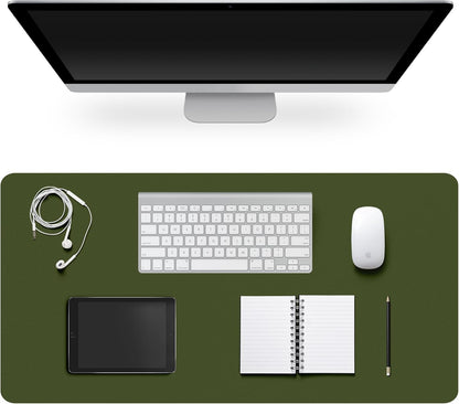 Premium Leather Desk Pad – Non-Slip & Waterproof Mat | Easy-Clean Writing Pad in Multiple Sizes