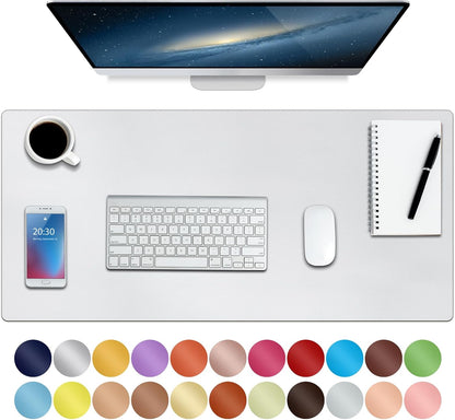 🖋️ Premium Leather Desk Pad (30" x 14") – Non-Slip, Waterproof, Multi-Use Desk Mat for Work, Study & Style