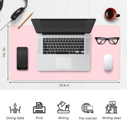 Premium Leather Desk Pad – Non-Slip & Waterproof Mat | Easy-Clean Writing Pad in Multiple Sizes