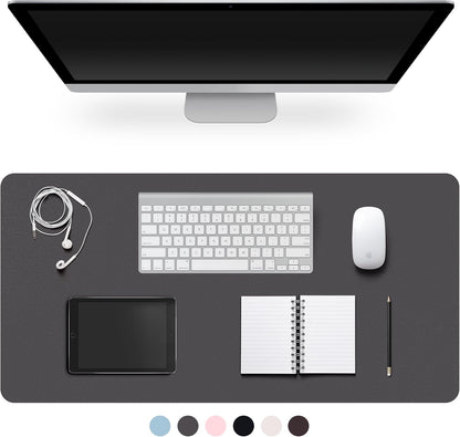 Premium Leather Desk Pad – Non-Slip & Waterproof Mat | Easy-Clean Writing Pad in Multiple Sizes
