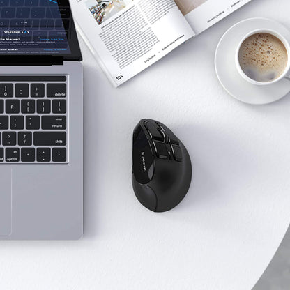 🖱️ The Ultimate 3-in-1 Ergonomic Wireless Mouse – For Work, Play & Everything in Between