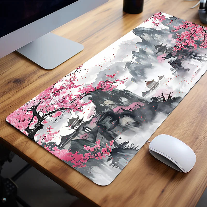 🌸Cherry Blossom Large Mouse Pad – XL Non-Slip Desk Mat | Elegant Gaming & Office Setup Upgrade
