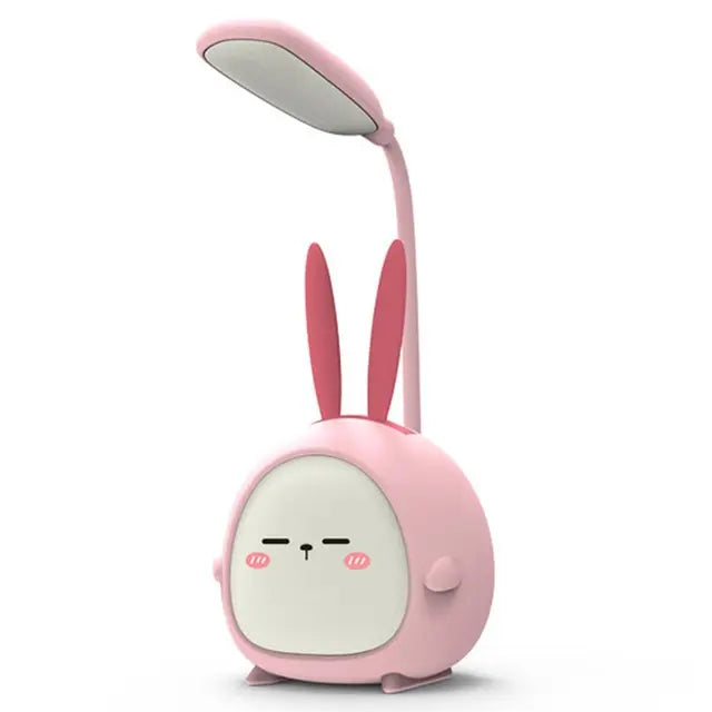 RabbitGlow USB LED Desk Lamp – Cute Rechargeable Bunny Light for Gaming Desks, Offices & Cozy Night Setups