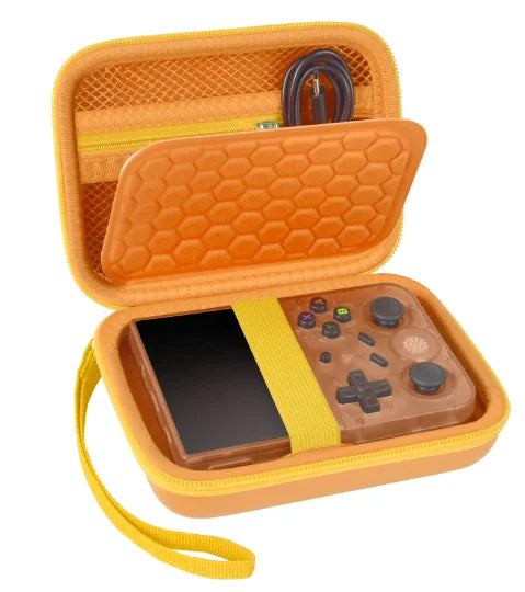 R36S Travel Case – Protective Carrying Bag for Retro Handheld Game Console | Shockproof, Waterproof Organizer for R36S, RG353V, RG35XX & More