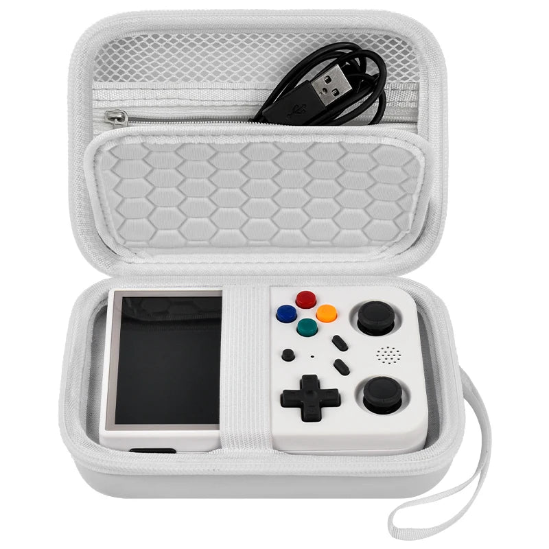R36S Travel Case – Protective Carrying Bag for Retro Handheld Game Console | Shockproof, Waterproof Organizer for R36S, RG353V, RG35XX & More