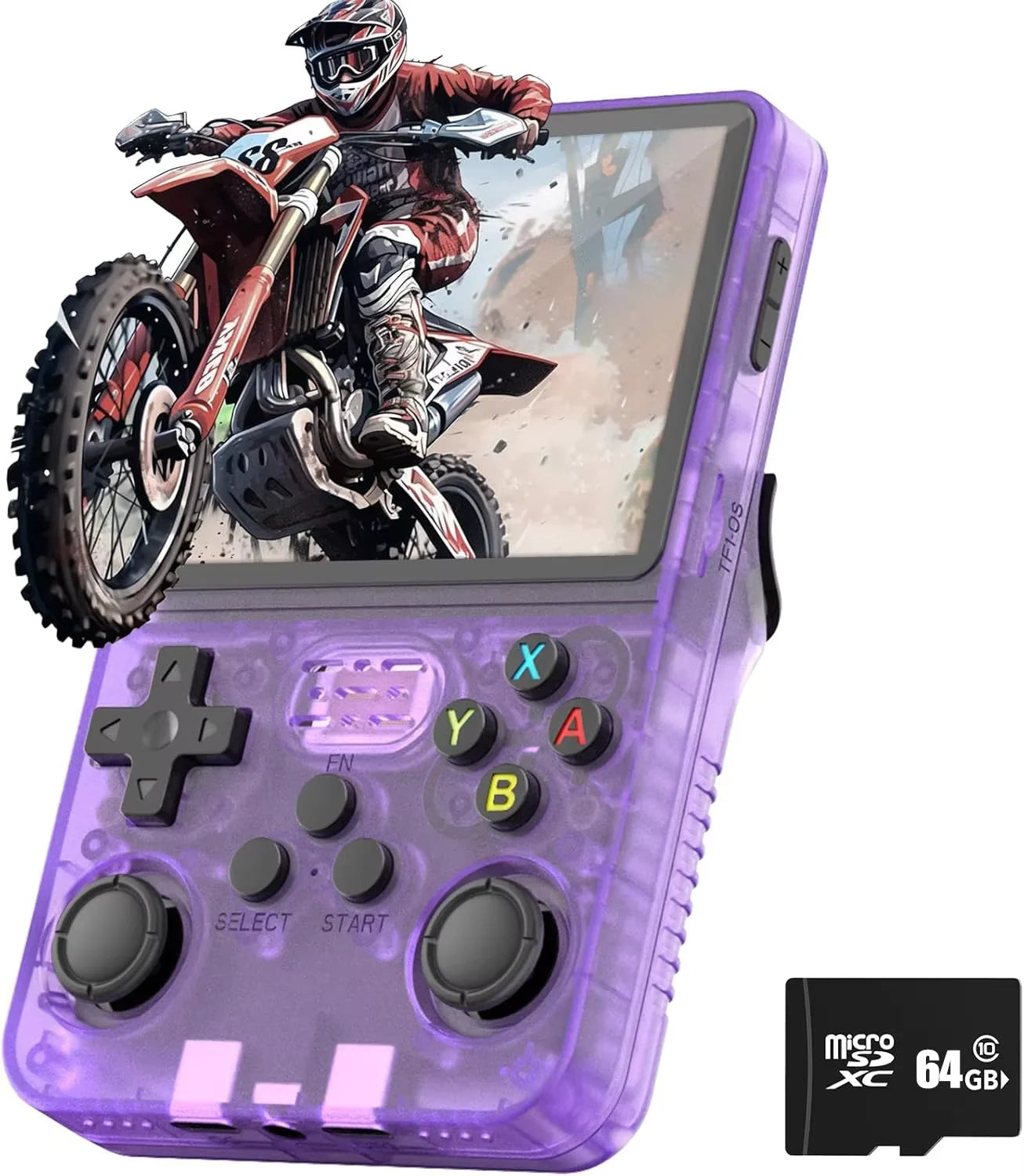 R36S Retro Handheld Game Console – 15,000+ Classic Games, 3.5” HD IPS Screen, Dual Joysticks, Linux System, Portable Retro Gaming Emulator