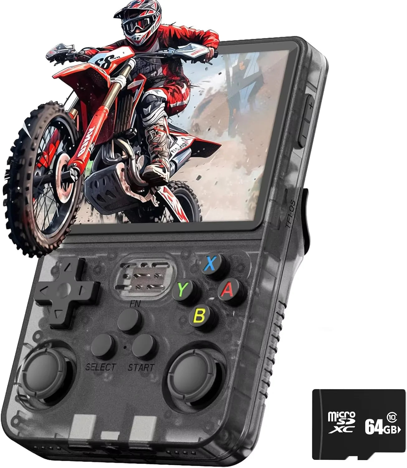 R36S Retro Handheld Game Console – 15,000+ Classic Games, 3.5” HD IPS Screen, Dual Joysticks, Linux System, Portable Retro Gaming Emulator