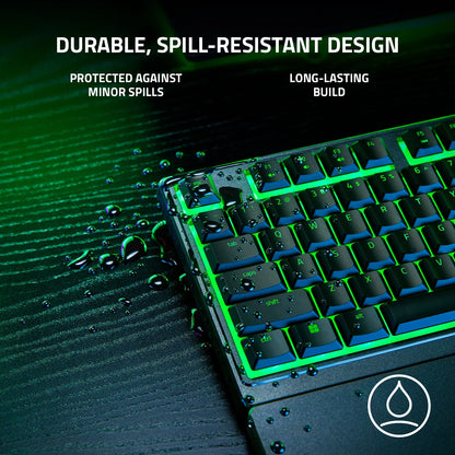 Razer Ornata V3 X Wired Gaming Keyboard – Slim, Silent, RGB-Backlit with Wrist Rest & Spill-Resistant Design
